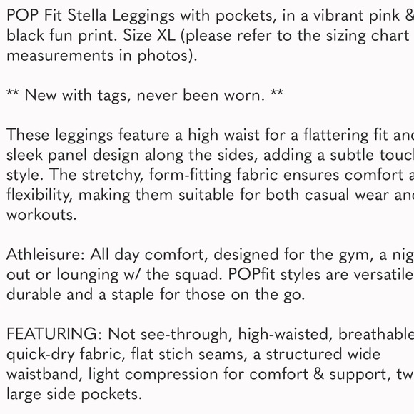 2/$40 NWT-POP FIT 2X - Picture 5 of 11